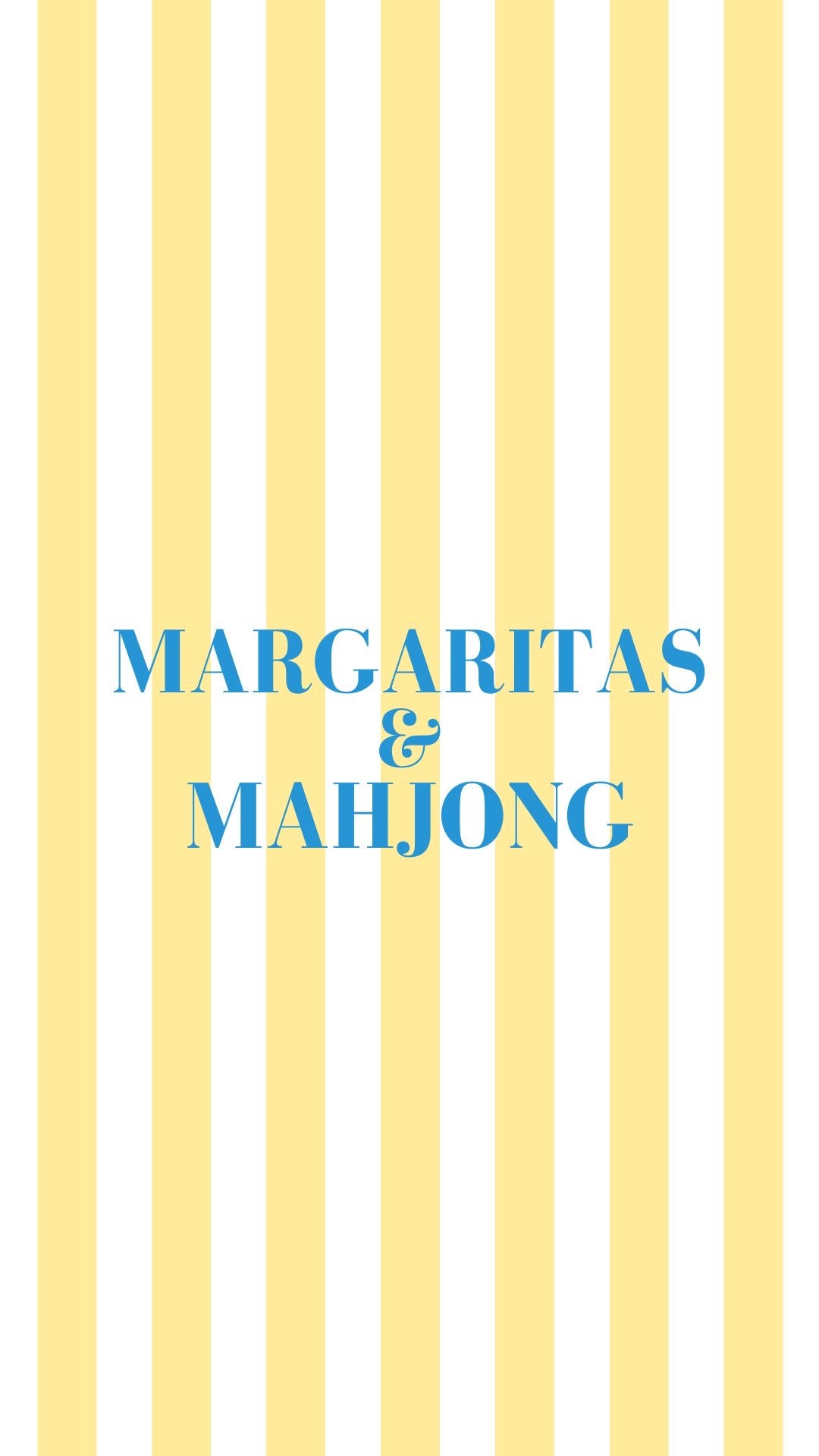 MARGARITAS & MAHJONG