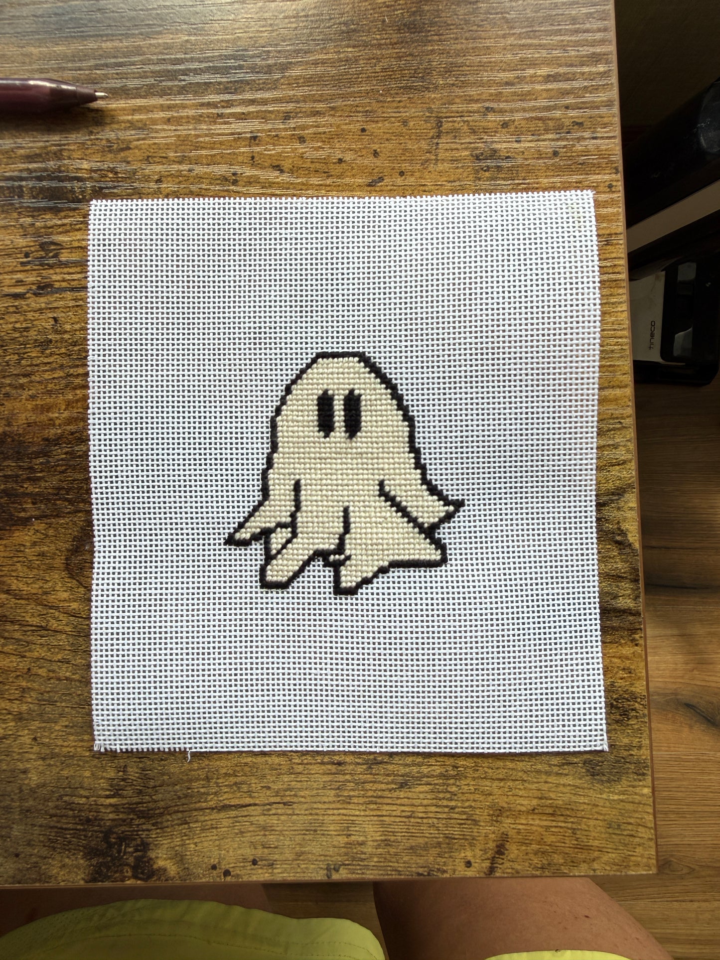 Ghost needlepoint canvas