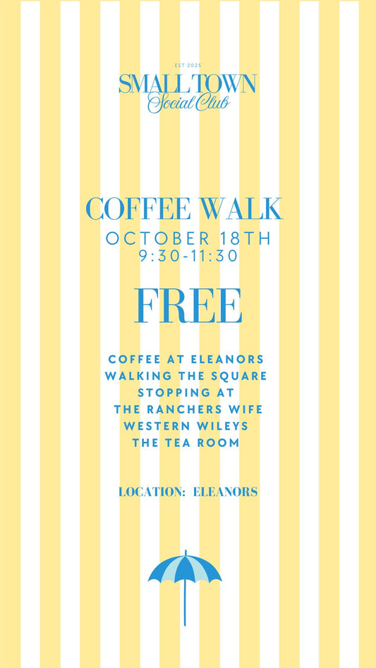 Coffee walk!
